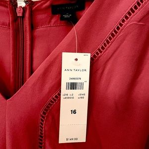 Be fall-ready with this salmon, bohemian inspired Ann Taylor dress!